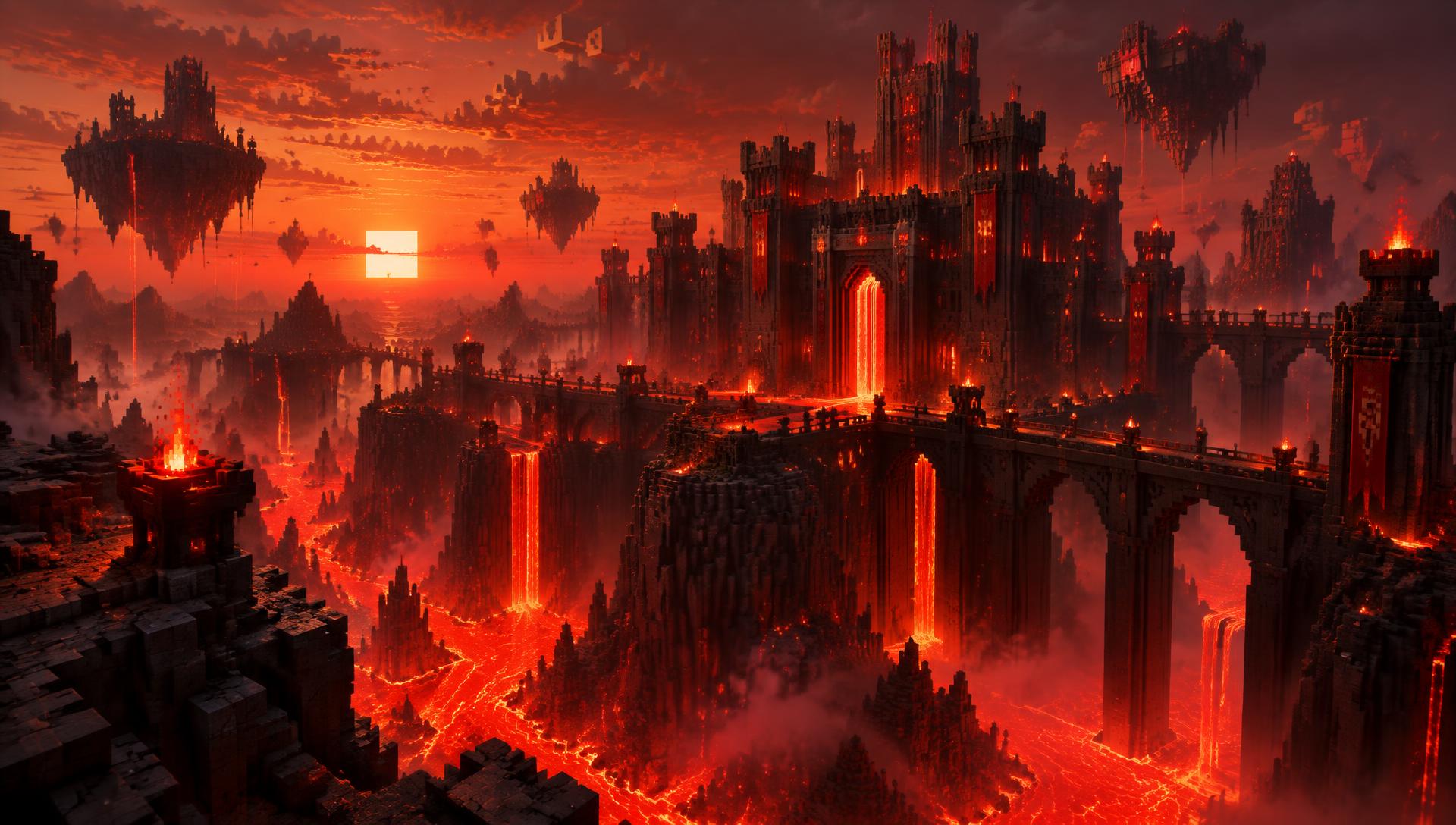 Lava Citadel — wallpapers design